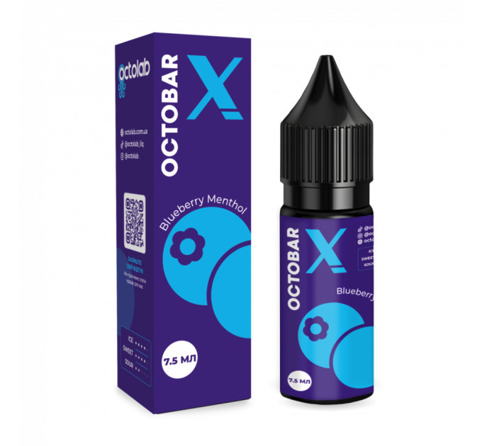 Набoр Octobar X Blueberry Menthol 15 ml