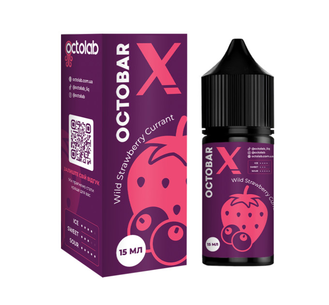 Набiр Octobar X Wild Strawberry Currant 30 ml