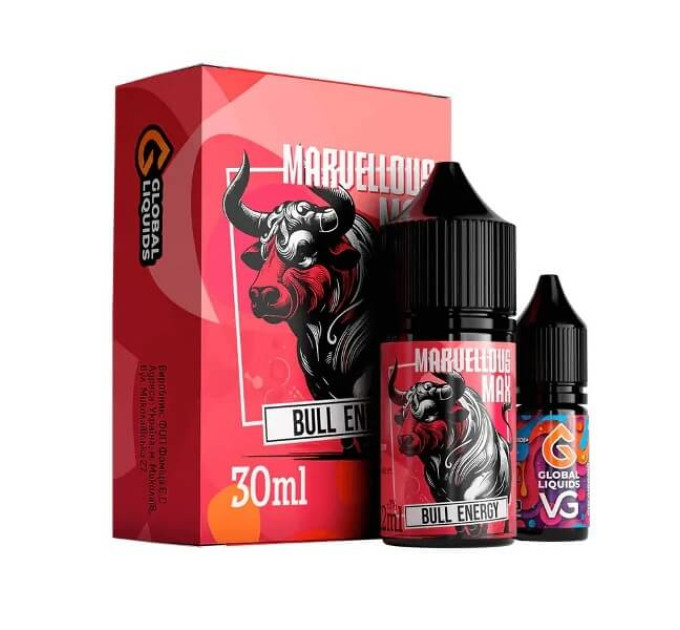 Набор Marvellous Max salt Bull Energy 30ml
