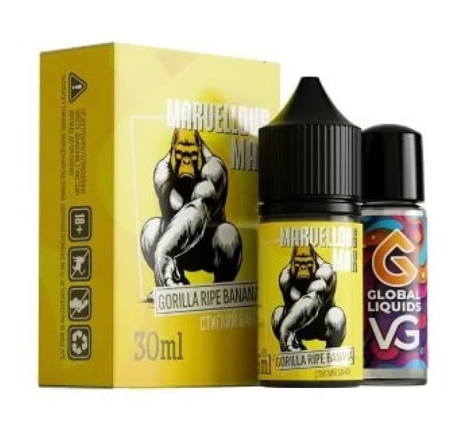 Набiр Marvellous Max salt Gorilla Ripe Banana 30ml