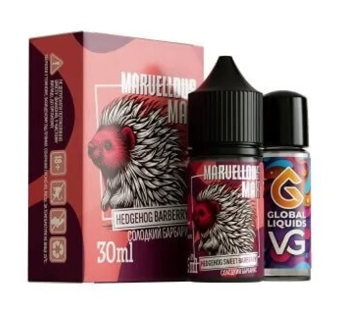 Набiр Marvellous Max salt Hedgehog Barberry 30ml