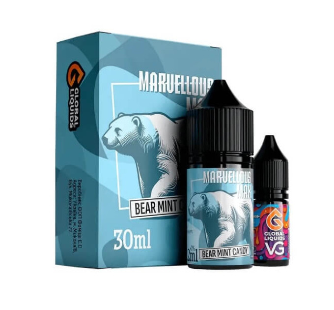 Набiр Marvellous Max salt Mint Candy 30ml
