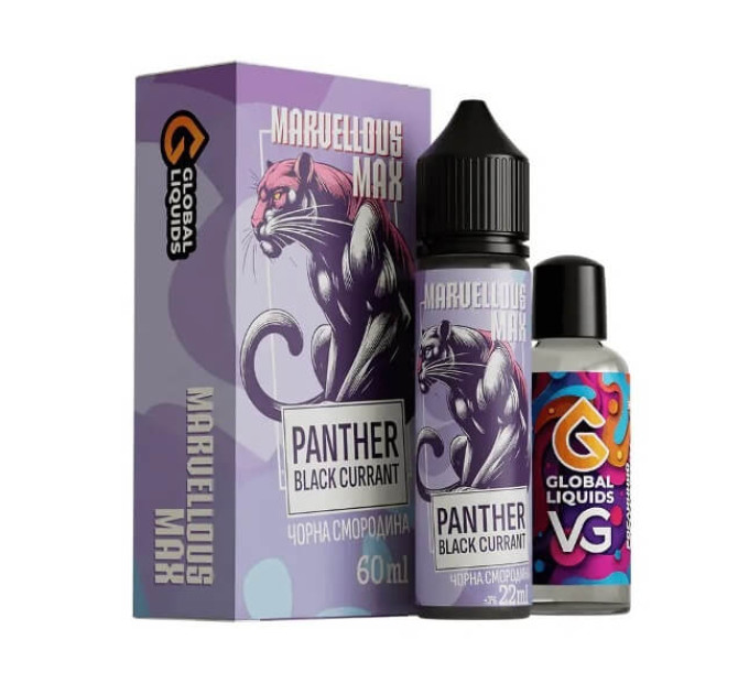 Набор Marvellous Max Panther Blackcurrant 60 ml