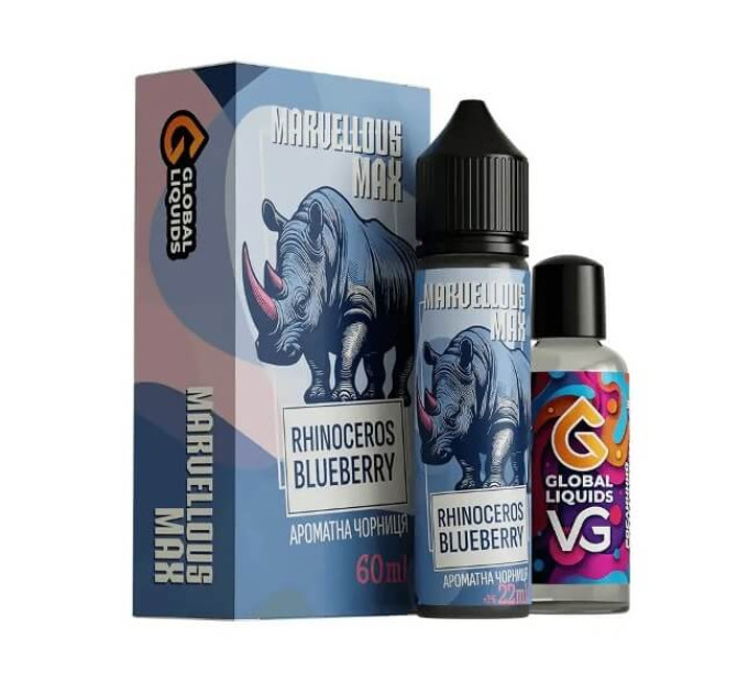 Набор Marvellous Max Rhinoceros Blueberry 60 ml