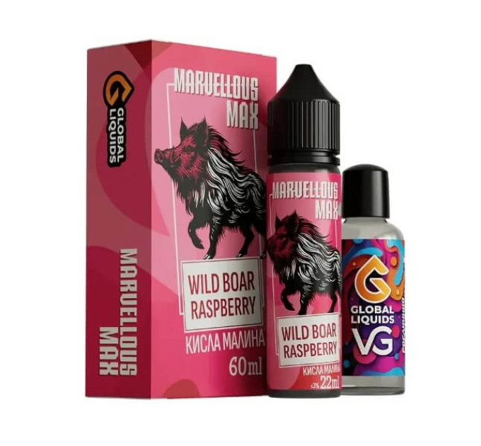 Набір Marvellous Max Wild Boar Raspberry 60 ml