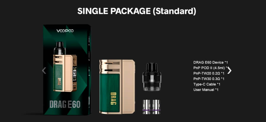 VOOPOO DRAG E60